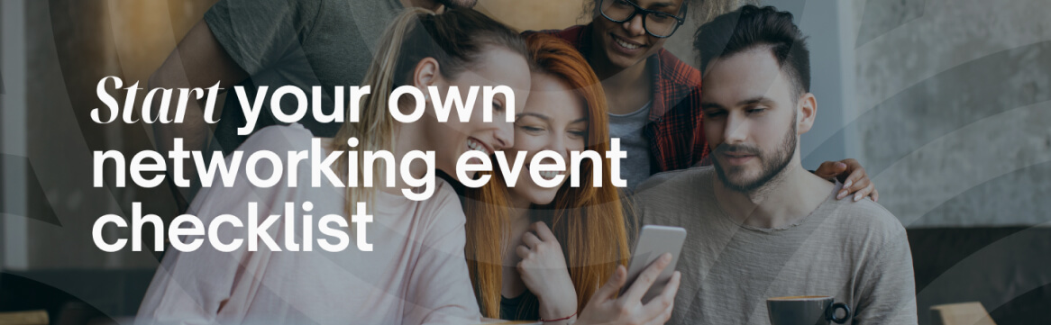 Start Your Own Networking Event Checklist Banner